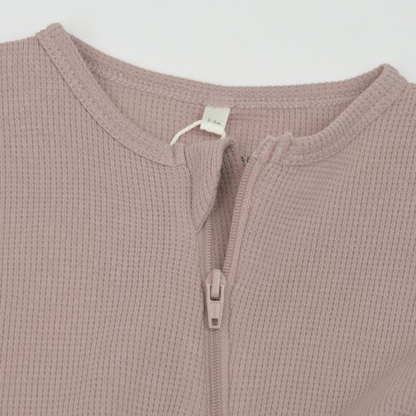 オーガニックコットン ベビーワッフルスリープセット