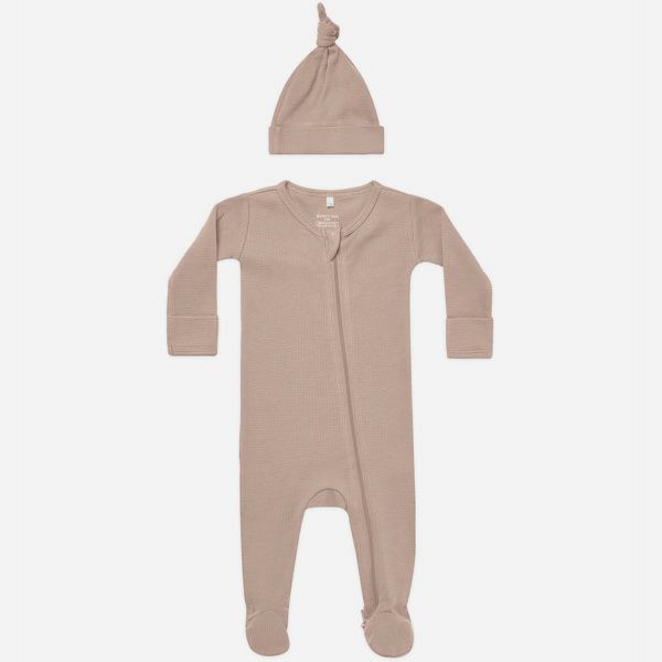 オーガニックコットン ベビーワッフルスリープセット