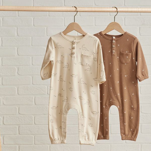 オーガニックコットン ベビージャンプスーツ(長袖)