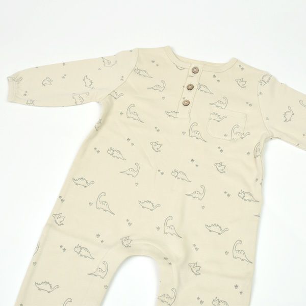 オーガニックコットン ベビージャンプスーツ(長袖)