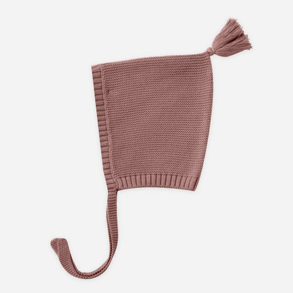 オーガニックコットン ベビーニットピクシーボンネット