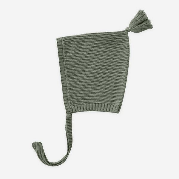 オーガニックコットン ベビーニットピクシーボンネット