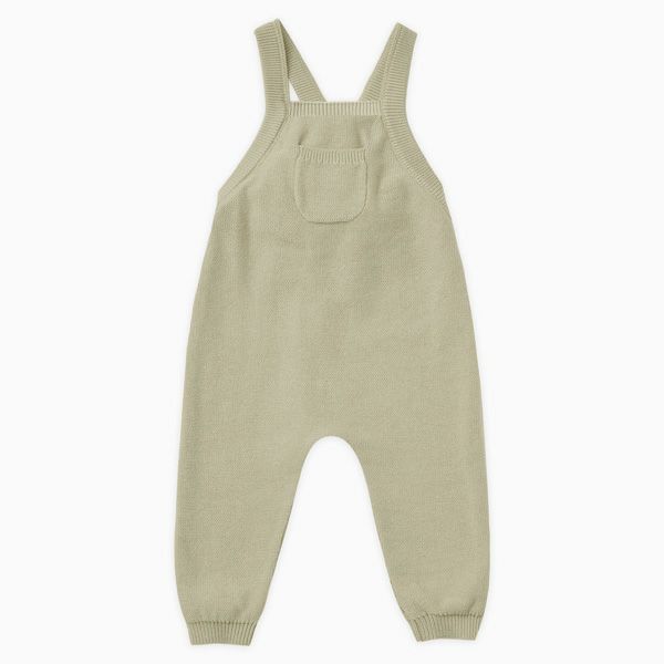 オーガニックコットン ベビーニットオーバーオール