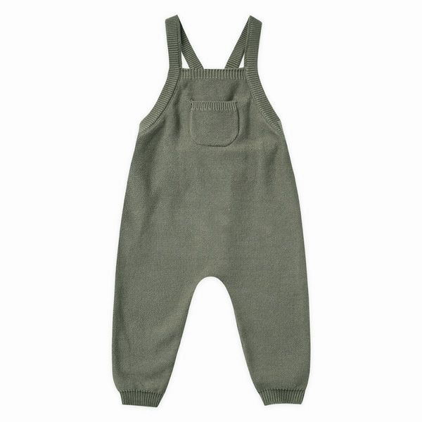 オーガニックコットン ベビーニットオーバーオール