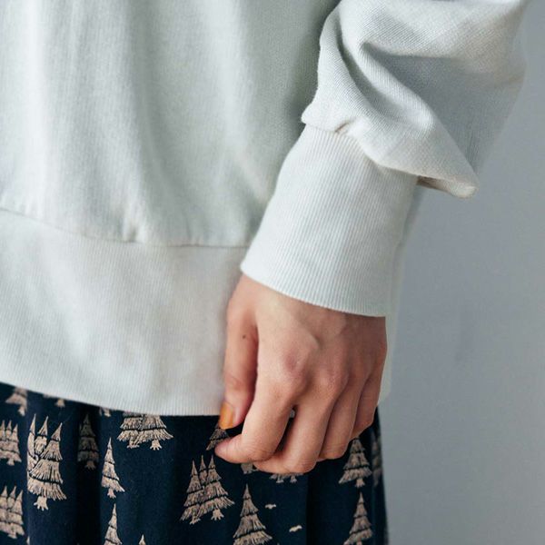 オーガニックコットン ムーミン ユニセックス裏毛スウェット