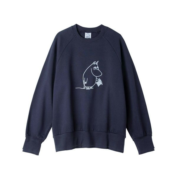 オーガニックコットン ムーミン ユニセックス裏毛スウェット