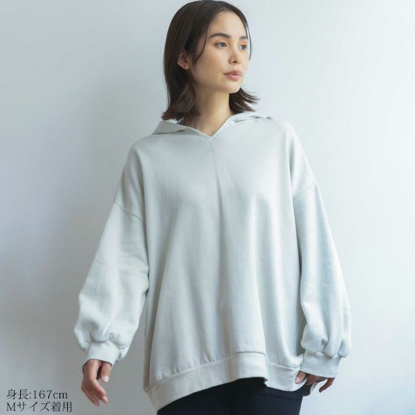 オーガニックコットン ユニセックス裏起毛フーディー
