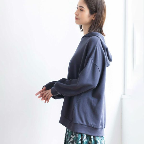 オーガニックコットン ユニセックス裏起毛フーディー