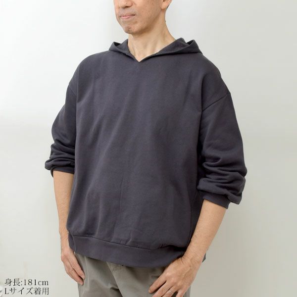 オーガニックコットン ユニセックス裏起毛フーディー