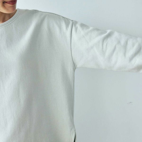 オーガニックコットン ユニセックス裏起毛スウェット