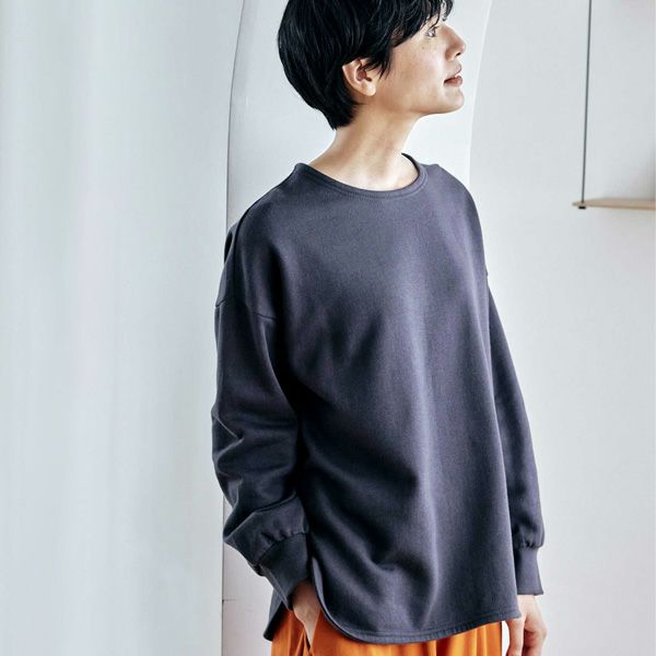 オーガニックコットン ユニセックス裏起毛スウェット