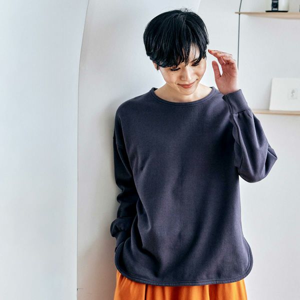 オーガニックコットン ユニセックス裏起毛スウェット