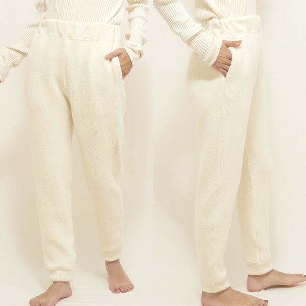 オーガニックコットン&ウールパンツ