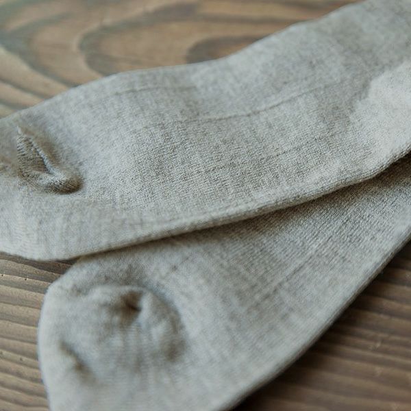 オーガニックコットン＆ヤク ゴムなしハイソックス