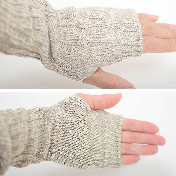 オーガニックコットン＆ヤクアームウォーマー