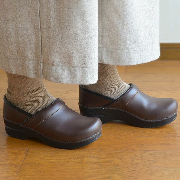 オーガニックコットン＆ヤク縫い目のないソックスプレーン