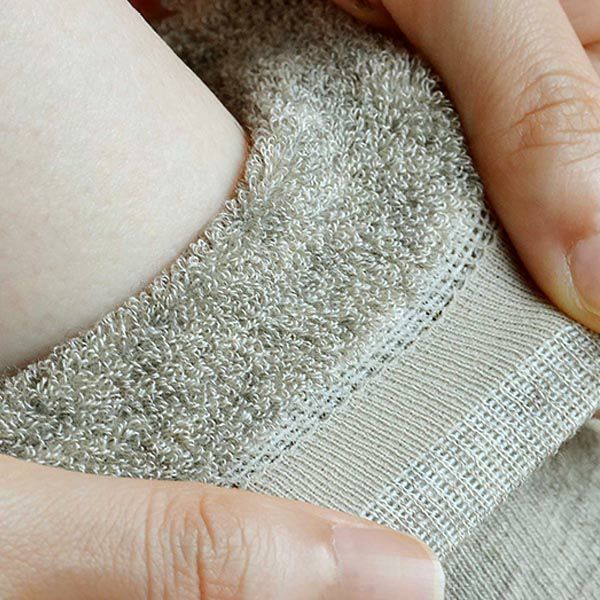 オーガニックコットン＆ヤク裏パイルソックス