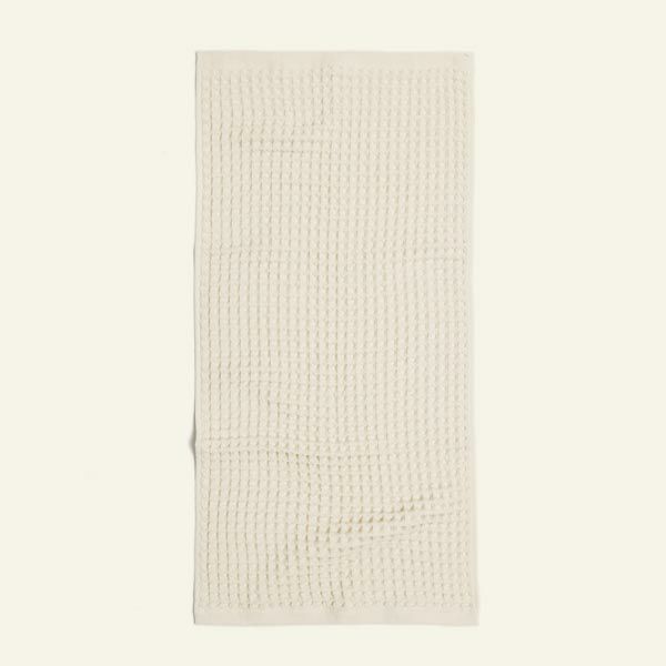 オーガニックコットン ソフトワッフルフェイスタオル