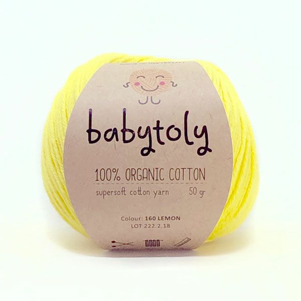 オーガニックコットン Supersoft Cotton yarn 50g Lemon