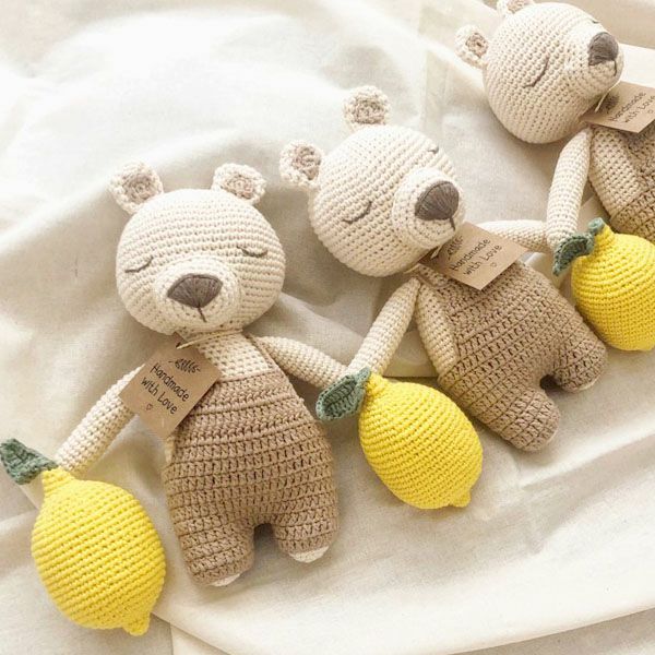 オーガニックコットン Supersoft Cotton yarn 50g Lemon