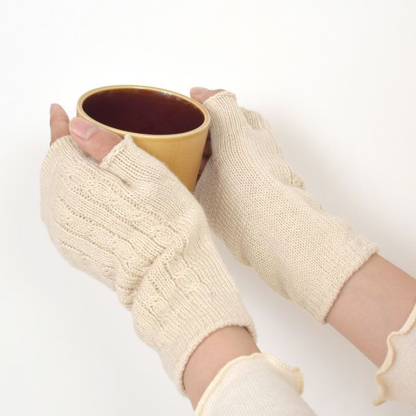 オーガニックコットン ヤク＆スーピマハンドウォーマー