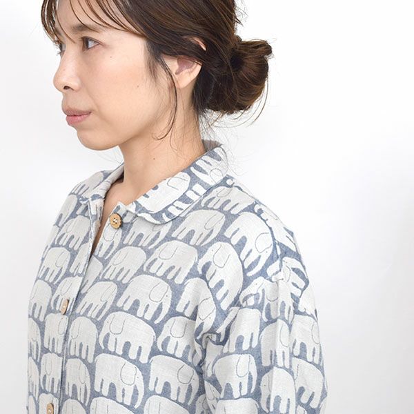 オーガニックコットン フィンレイソン エレファンティ ダブルガーゼリラクシングウェア