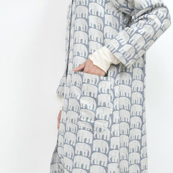 オーガニックコットン フィンレイソン エレファンティ ダブルガーゼリラクシングウェア