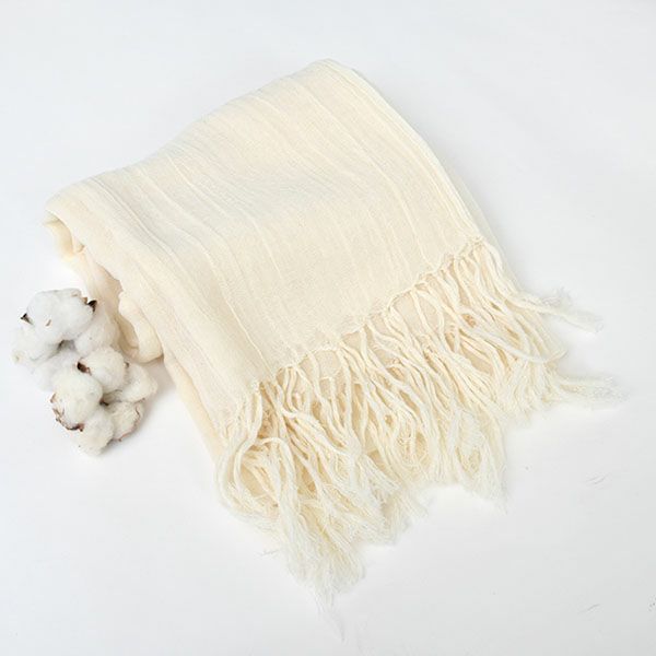 オーガニックコットン 大判ストール