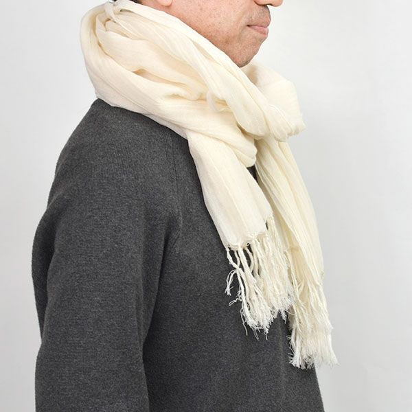 オーガニックコットン 大判ストール