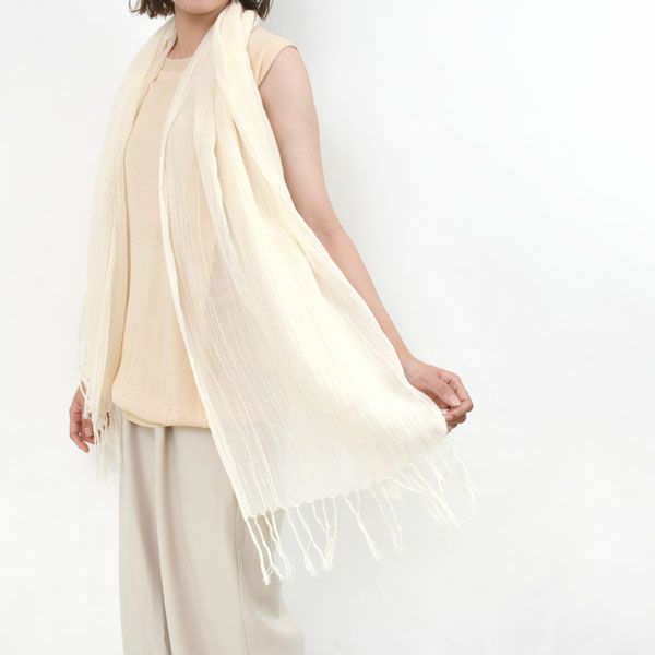 オーガニックコットン 大判ストール