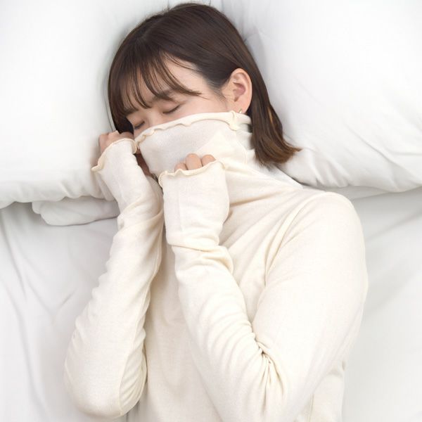 オーガニックコットン うっとりガーゼウォーマートップス