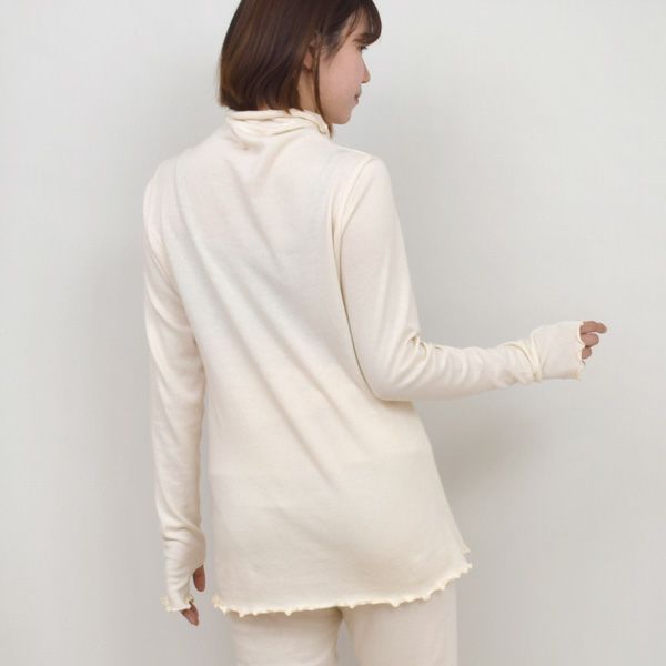 オーガニックコットン うっとりガーゼウォーマートップス