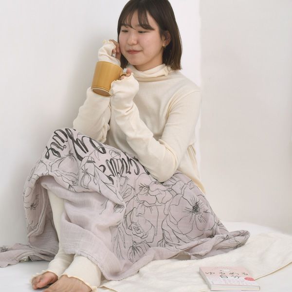 オーガニックコットン うっとりガーゼウォーマートップス