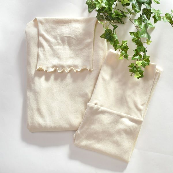 オーガニックコットン うっとりガーゼウォーマートップス