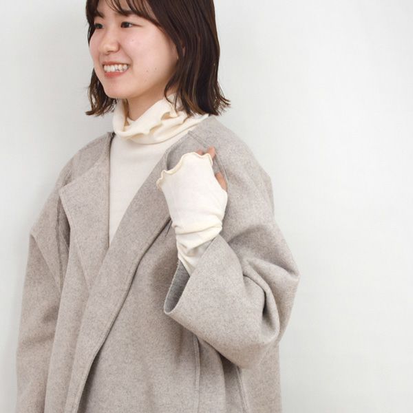 オーガニックコットン うっとりガーゼウォーマートップス