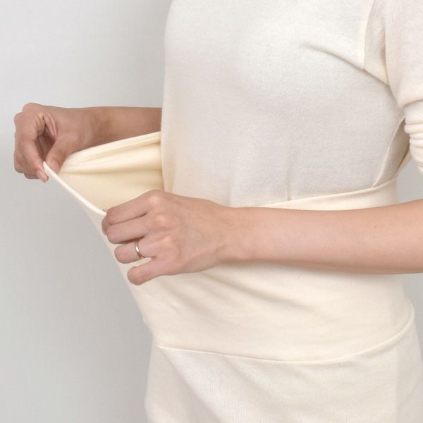 オーガニックコットン うっとりガーゼウォーマーレギンス