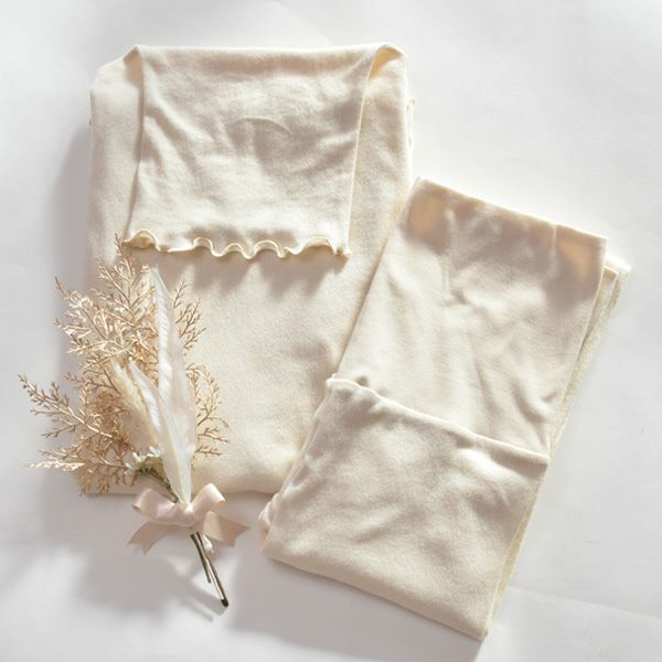 オーガニックコットン うっとりガーゼウォーマーウェアセット生成