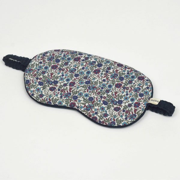 【別注】オーガニックコットン ビッグアイマスク モーブポピー