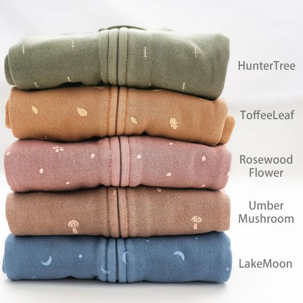 オーガニックコットン ベビーフリース足つきカバーオール