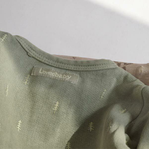 オーガニックコットン ベビーフリース足つきカバーオール