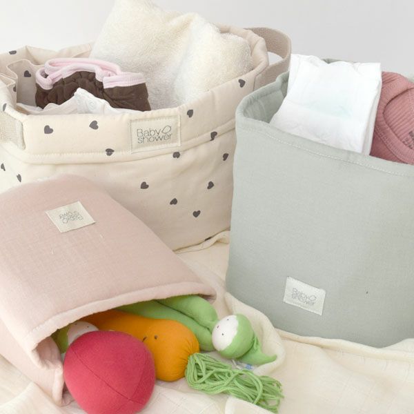 オーガニックコットン 収納バスケットS