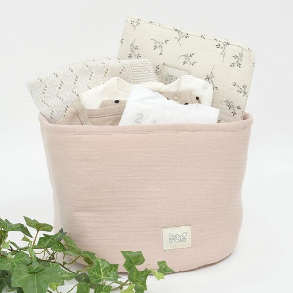 オーガニックコットン 収納バスケットM