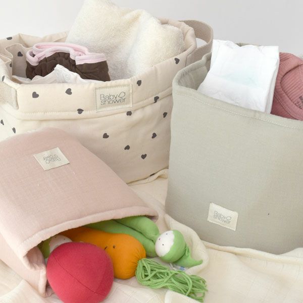 オーガニックコットン 収納バスケットM