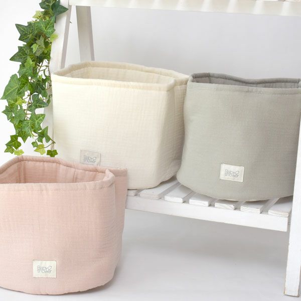 オーガニックコットン 収納バスケットM