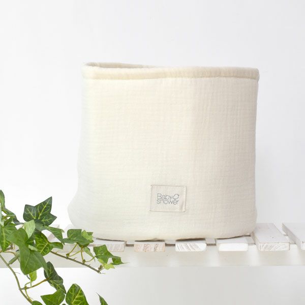 オーガニックコットン 収納バスケットM