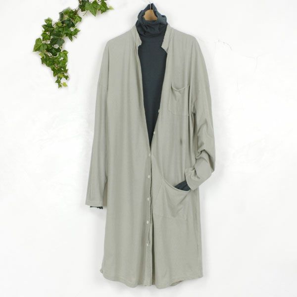 オーガニックコットン 薄地ハイゲージシャツコート