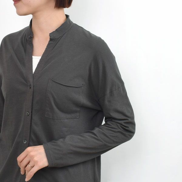 オーガニックコットン 薄地ハイゲージシャツコート