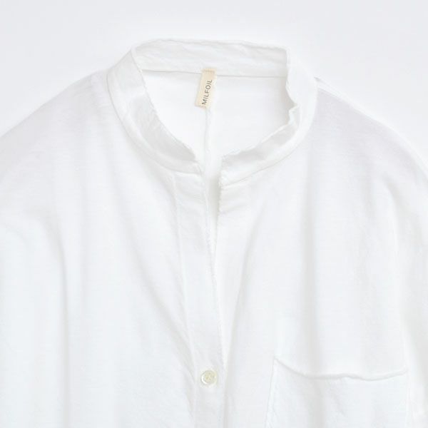 オーガニックコットン 薄地ハイゲージシャツコート