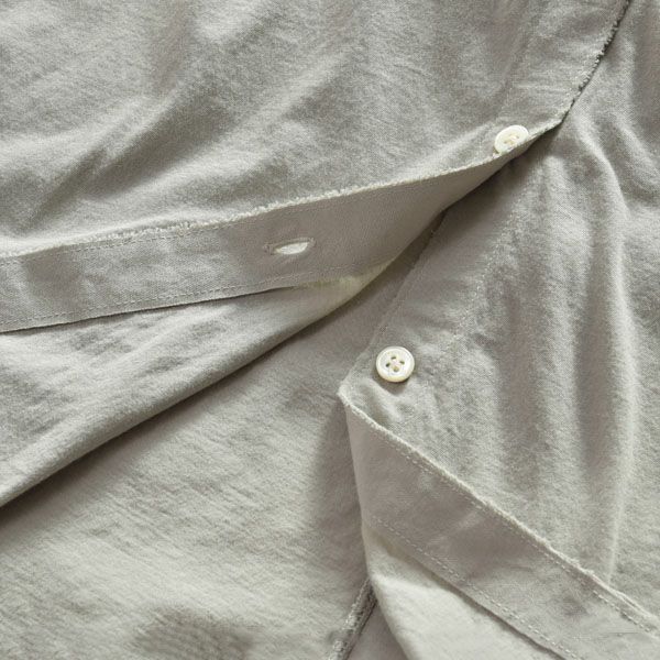 オーガニックコットン 薄地ハイゲージシャツコート