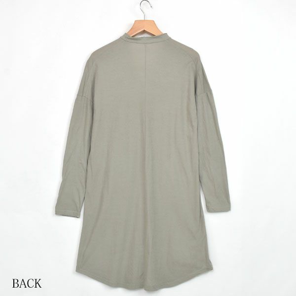 オーガニックコットン 薄地ハイゲージシャツコート